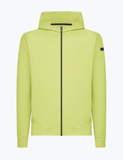 Maglia Surflex Hood Zip Fleece verde prato