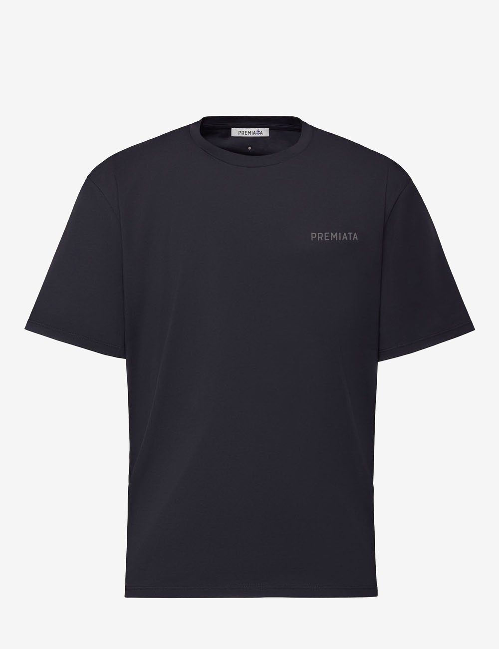 T-Shirt con Spacchi Laterali e Dettagli a Contrasto Blu