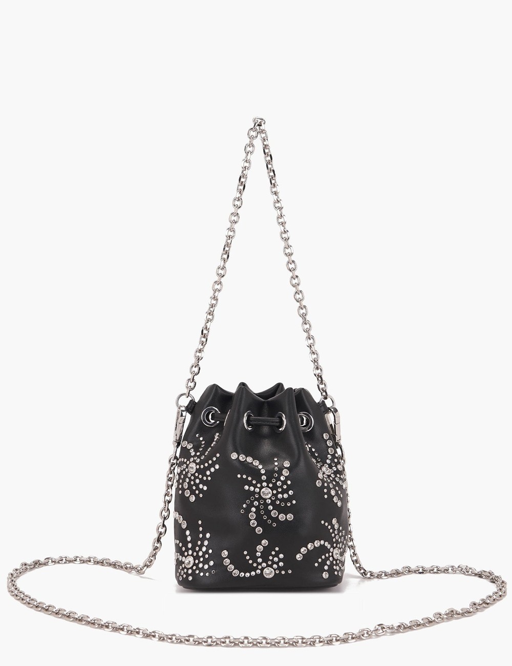 Mini Secchiello con tracolla Night Edition nero