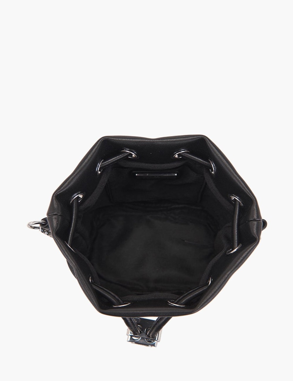 Mini Secchiello con tracolla Night Edition nero