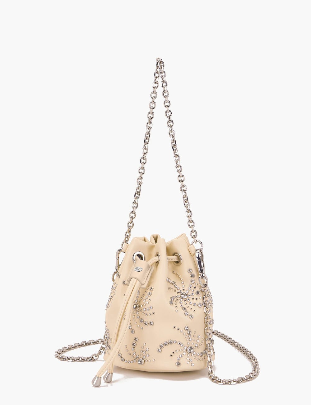 Mini Secchiello con tracolla Night Edition crema