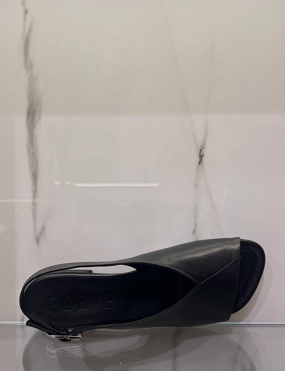 Sandali Christin in nappa neri