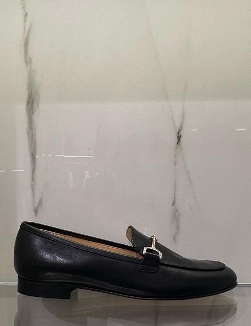 Mocassino in nappa nero