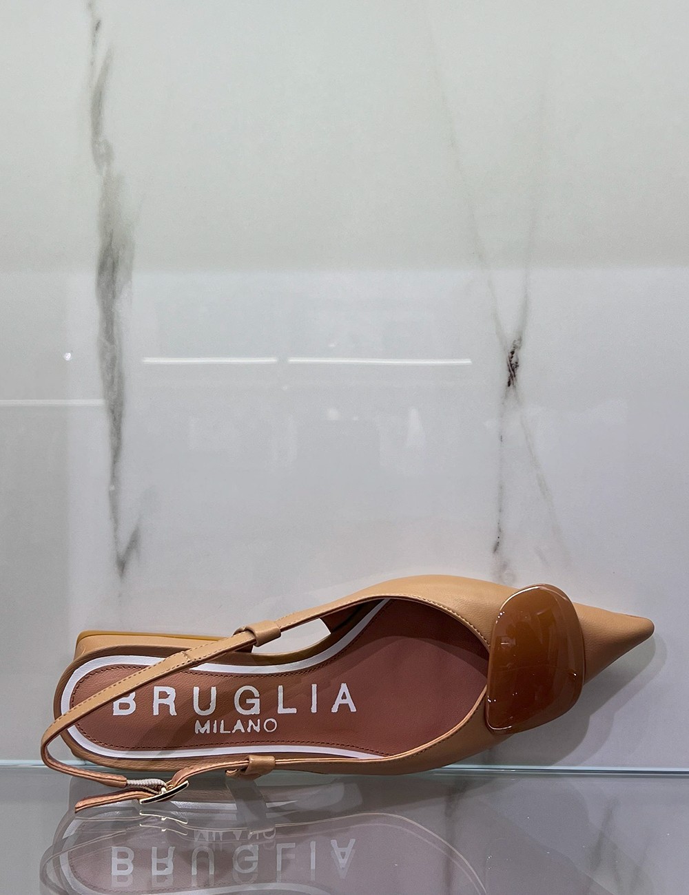 Slingback bassa NAPPA NOISETTE