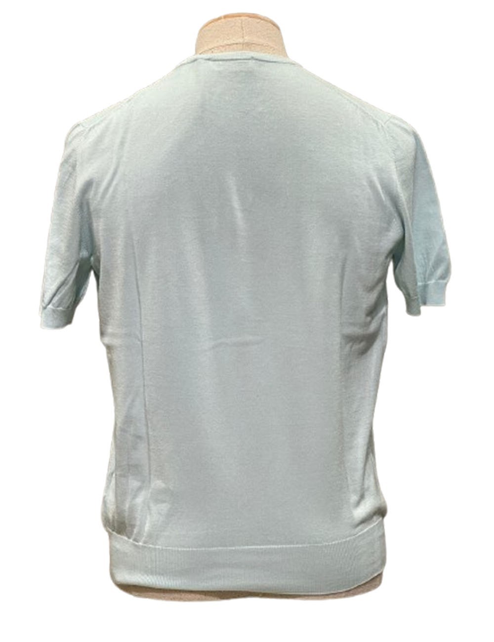 ORGANIC COTTON KNIT T-SHIRT GREEN