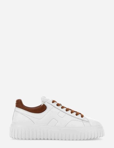 Sneakers H-Stripes Bianco Beige