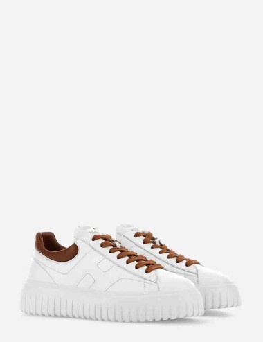 Sneakers H-Stripes Bianco Beige