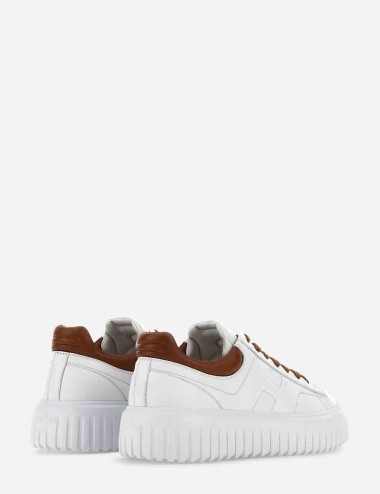 Sneakers H-Stripes Bianco Beige