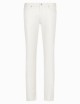Pantaloni J06 slim fit in twill stretch bianco
