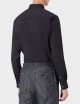 Camicia in misto nylon stretch blu notte
