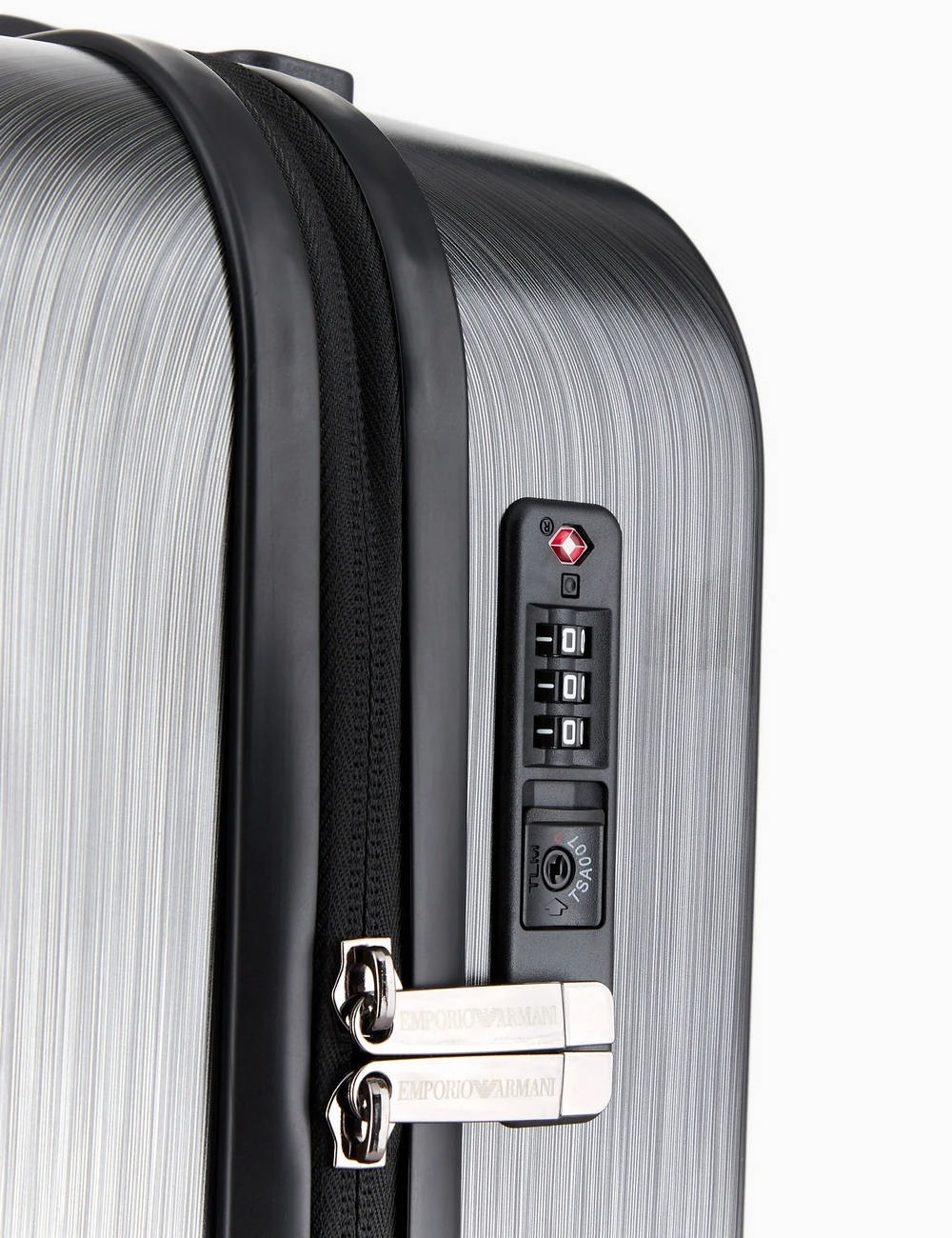 Trolley cabina in ABS con maxi aquila a rilievo Grigio