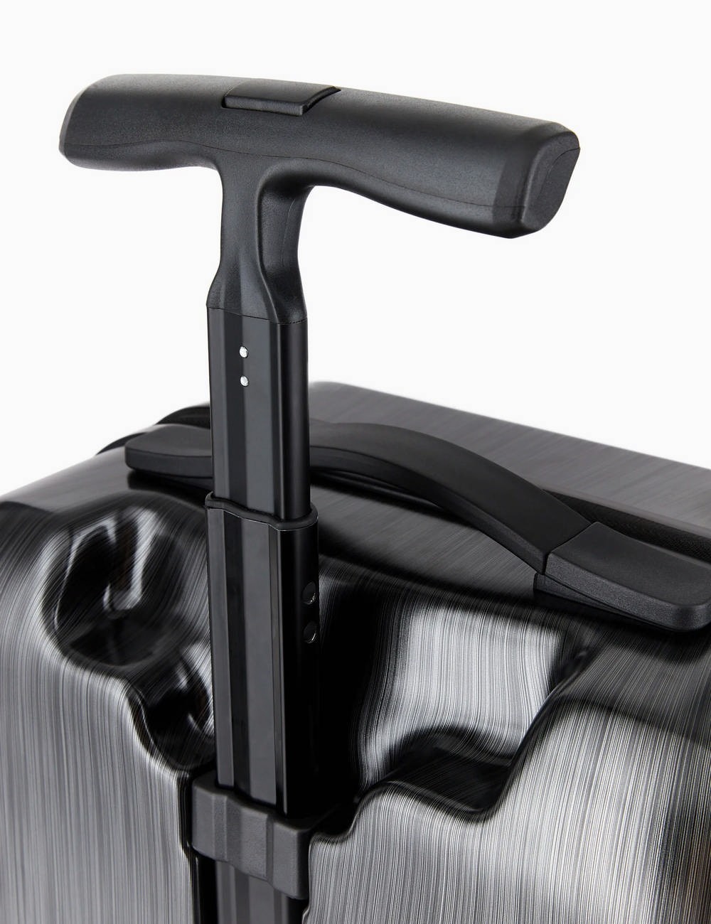 Trolley cabina in ABS con maxi aquila a rilievo Grigio