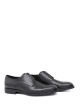 Scarpa con lacci in pelle nera time