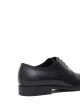 Scarpa con lacci in pelle nera time