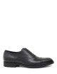 Scarpa con lacci in pelle nera time