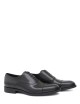 Scarpa con lacci in pelle nera time