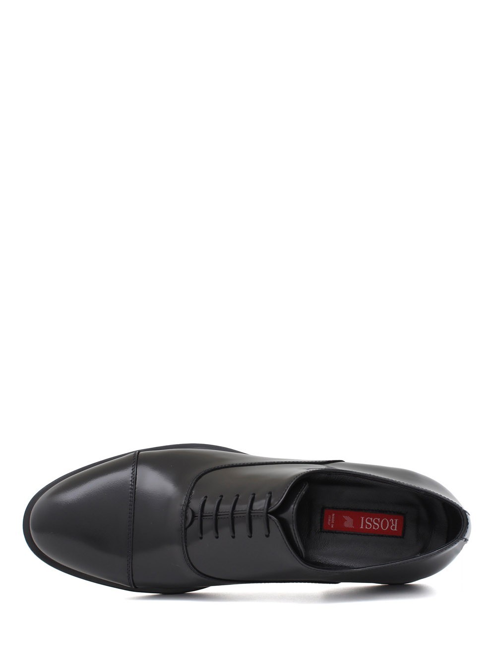 Scarpa con lacci in pelle nera time
