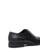 Scarpa con lacci in pelle nera time