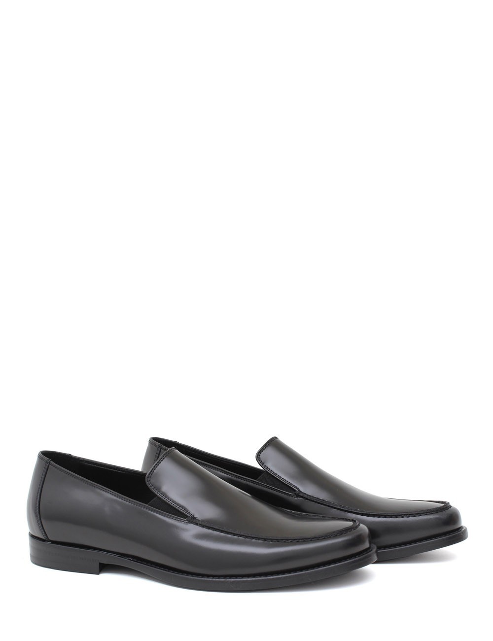 Mocassino in pelle nero time