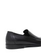 Mocassino in pelle nero time