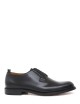 Scarpa con lacci in pelle nera chelsea