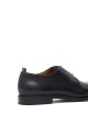 Scarpa con lacci in pelle nera chelsea