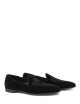 Mocassino in velluto Dragon nero