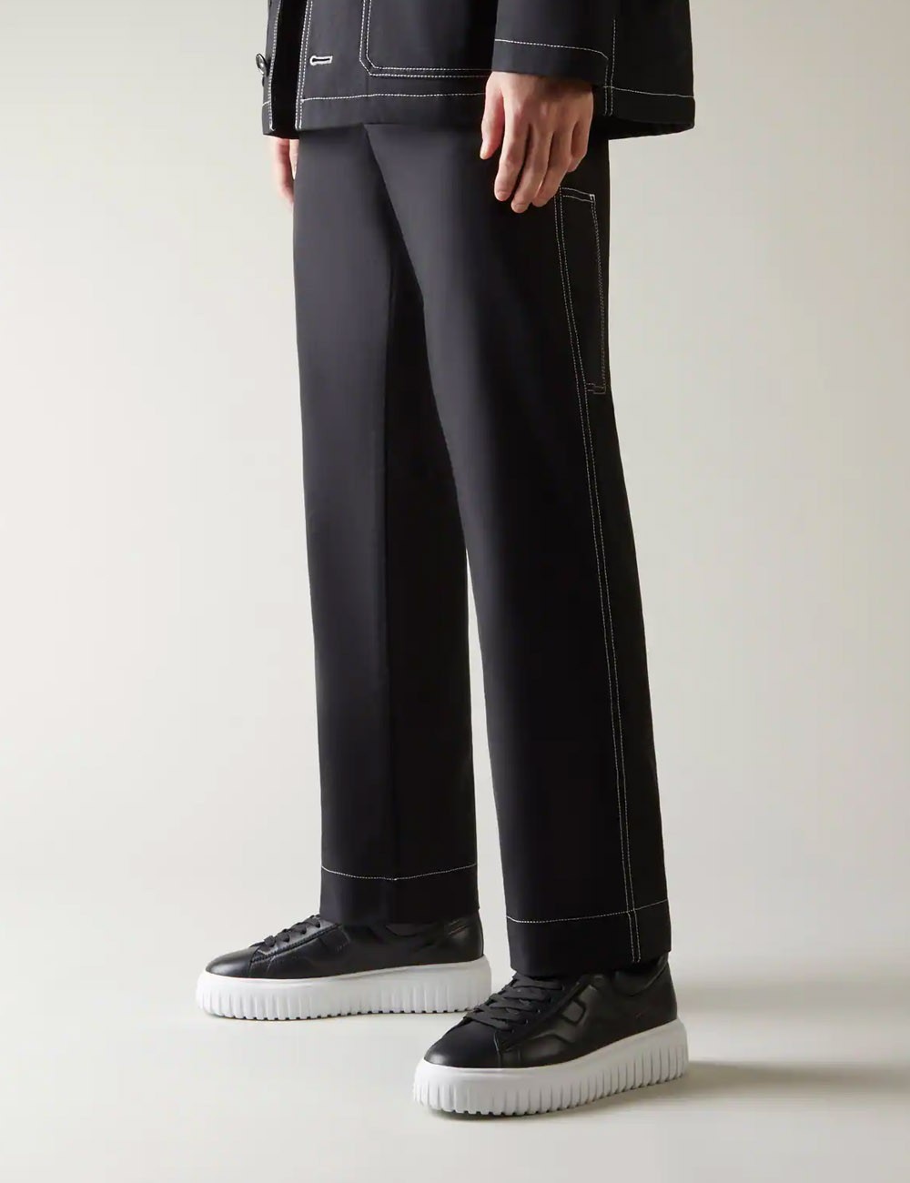 Sneakers H-Stripes Nero