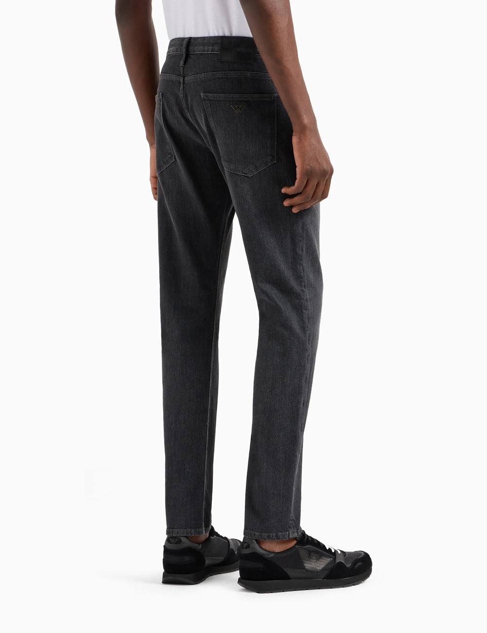 Jeans J06 slim fit in comfort denim 10 oz twill melange nero md