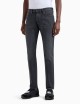 Jeans J06 slim fit in comfort denim 10 oz twill melange nero md