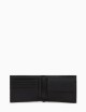 Portafoglio coin pocket in pelle rigenerata saffiano placchetta aquila ASV nero