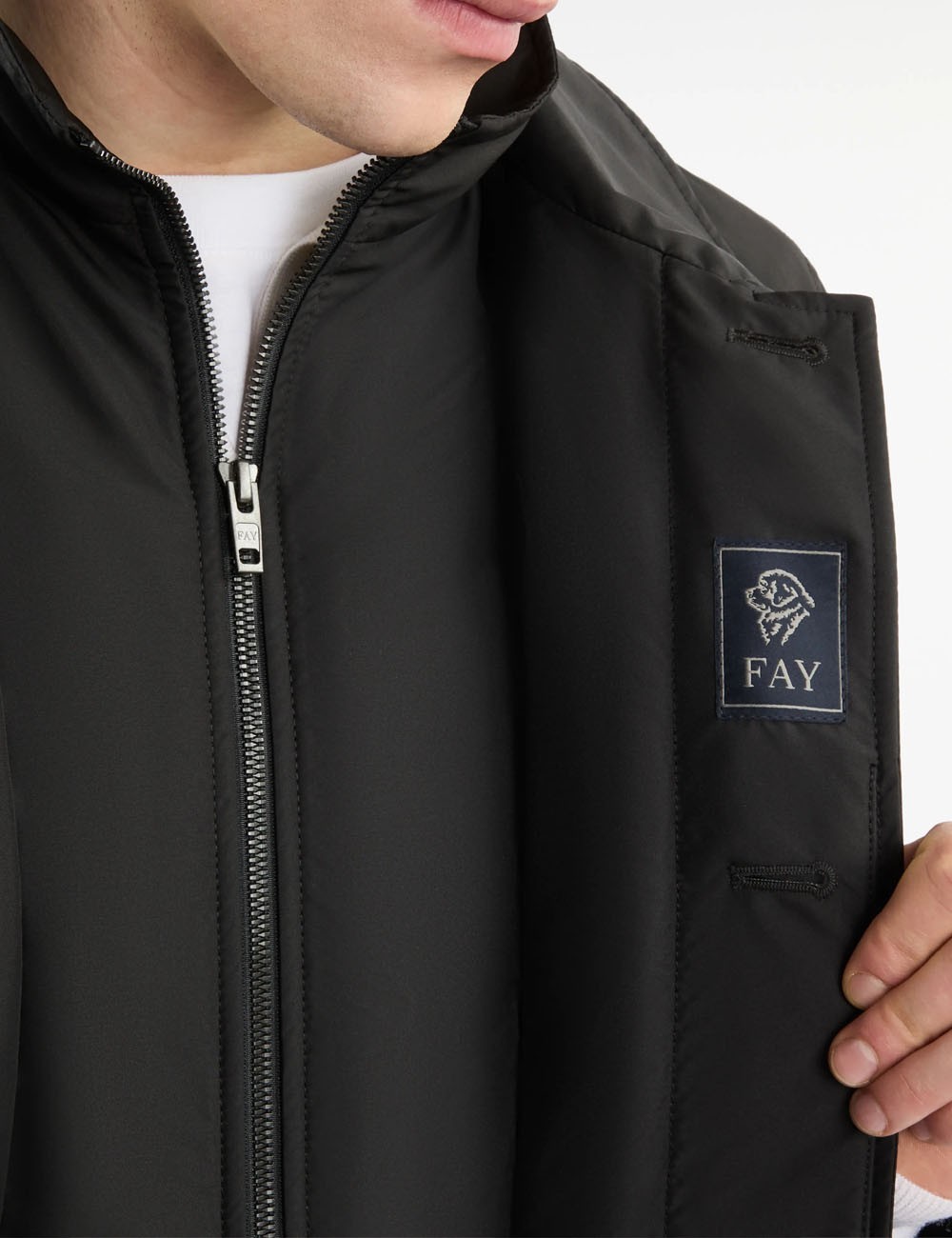 Impermeabile Morning Coat in Popeline Tecnico nero