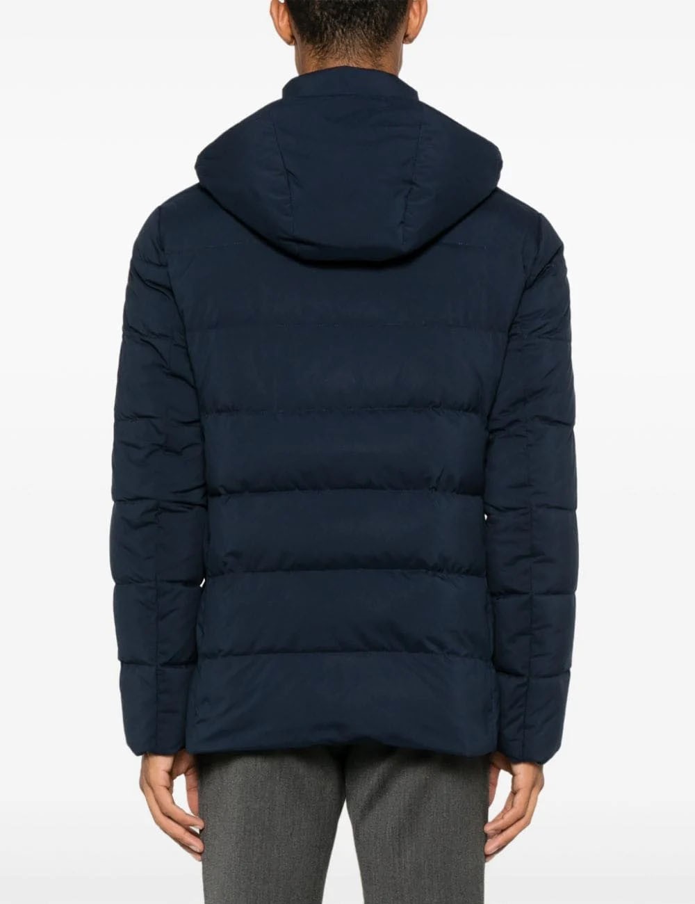 Piumino doppiopetto blu