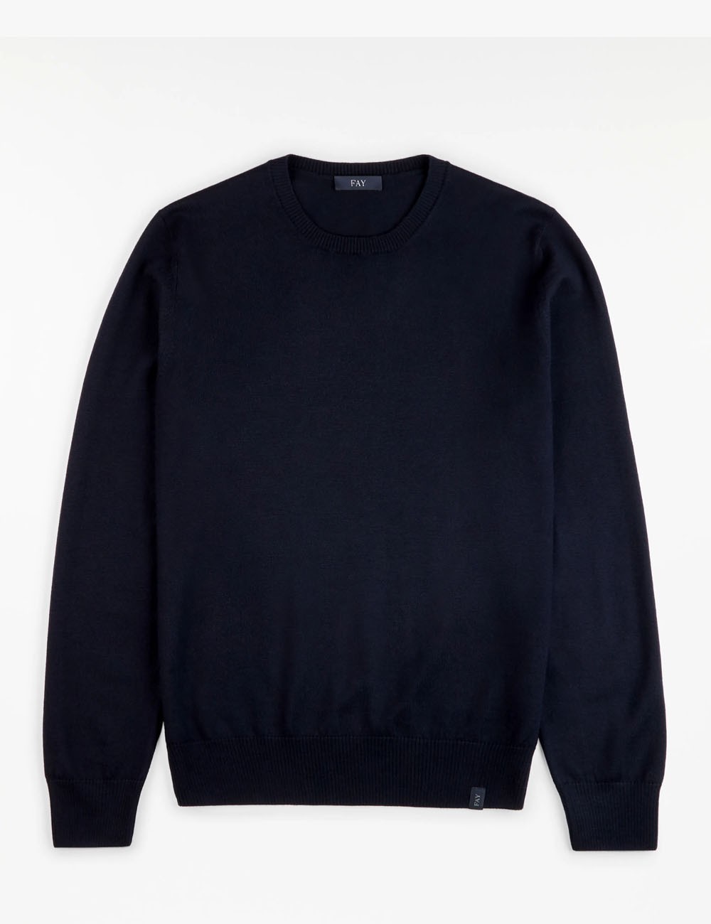 Pull Girocollo in Lana blu