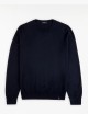 Round-neck Jumper in Wool blue