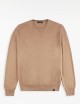 Pull Girocollo in Lana beige