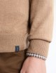 Round-neck Jumper in Wool beige