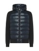 Maglia con zip e cappuccio Amos Perla Duck blue black