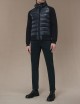Maglia con zip e cappuccio Amos Perla Duck blue black