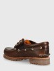 Scarpa da barca Authentics 3 Eye Classic in pelle marrone