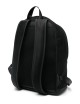 Zaino con placca logo nero