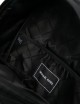 Backpack with black logo plaque