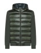 Giacca Winter Duck Hood Zip Soft Jkt verde foresta