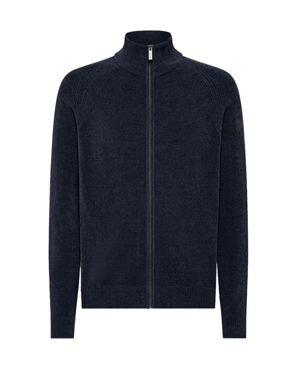 Velvet Full Zip Knit blue
