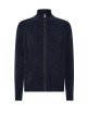 Velvet Full Zip Knit blue
