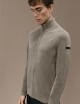 Velvet Full Zip Knit blue
