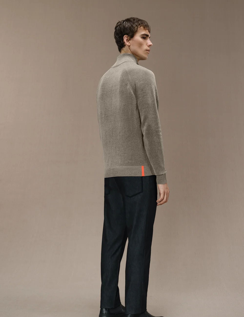 Velvet Full Zip Knit blue