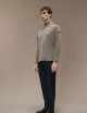 Velvet Full Zip Knit blue