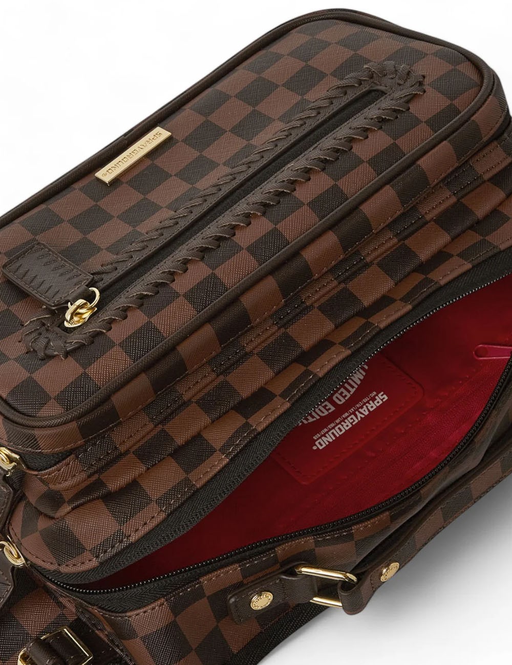 CORE EMBOSS CHECK CARGO CROSSBODY