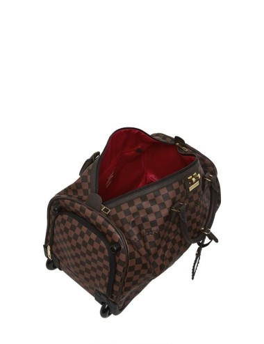 CORE EMBOSS CHECK WHEELY DUFFLE